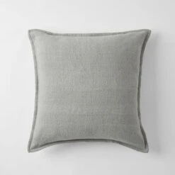 Sorano Linen Blend Cushion - Pale Grey