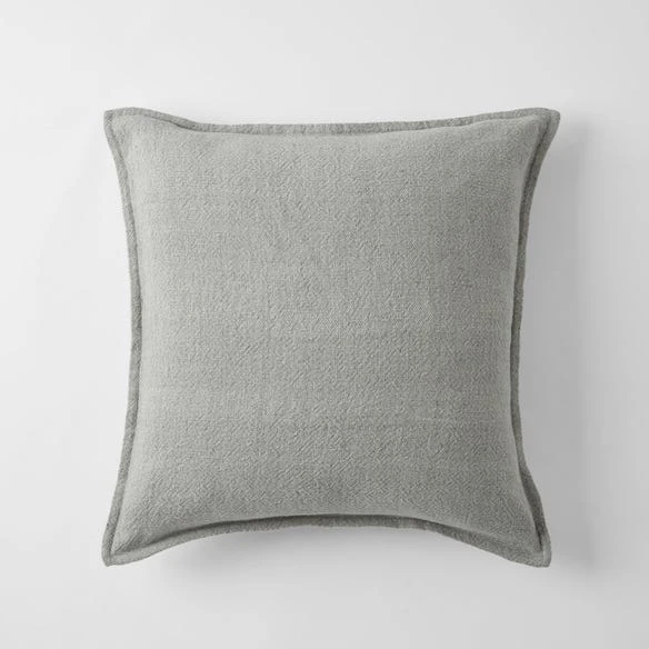 Sorano Linen Blend Cushion - Pale Grey 2 Sorano Linen Blend Cushion - Pale Grey