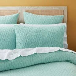 Callington Quilt Cover - Aqua -Dream Home Art 22071601 P 1