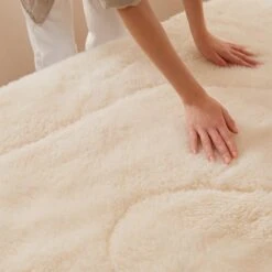 Wool Underblanket 11 Wool Underblanket -Dream Home Art Core Mattress Wool Under Blanket LS Bedding Detail 2 SI