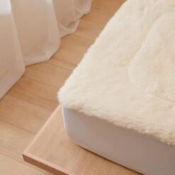 Wool Underblanket 9 Wool Underblanket -Dream Home Art Core Mattress Wool Under Blanket LS Bedding Detail SI