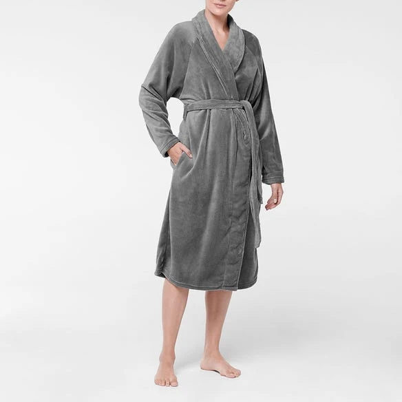 Plush Robe - Granite 3 Plush Robe - Granite