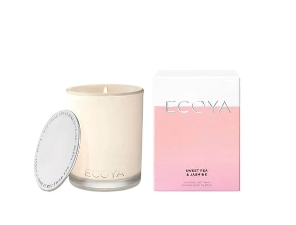 ECOYA Madison Jar Candle - Sweet Pea And Jasmine 3 ECOYA Madison Jar Candle - Sweet Pea And Jasmine