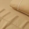 Sleeping Beauty 400 TC Egyptian Cotton Sheet Set - Mustard -Dream Home Art 17347111 P 2