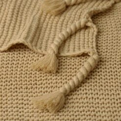 Chunky Throw - Mustard 9 Chunky Throw - Mustard -Dream Home Art 17636910 V02 6