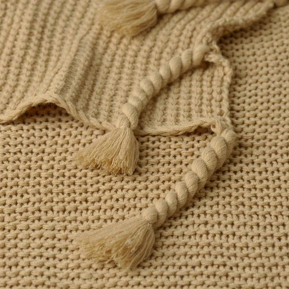 Chunky Throw - Mustard 6 Chunky Throw - Mustard - Image 4