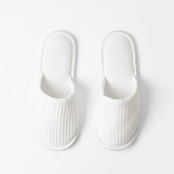 Bliss Waffle Slippers - White 3 Bliss Waffle Slippers - White