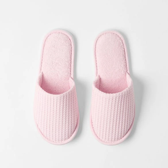 Bliss Waffle Slippers - Pink 4 Bliss Waffle Slippers - Pink - Image 2