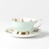 Miss Butterflies Teacup And Saucer -Dream Home Art 19448804 V02