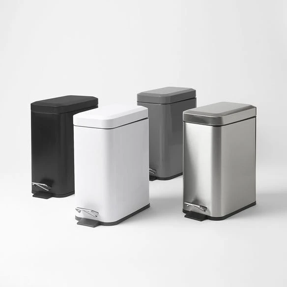 Slimline Pedal Bin 5l - Matte Black 5 Slimline Pedal Bin 5l - Matte Black - Image 3