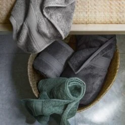 Egyptian Indulgence Towel - Granite -Dream Home Art 19957402 V06 3