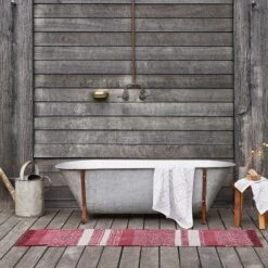 Mali Bath Mats - Rust Ivory -Dream Home Art 20091702 V04 1