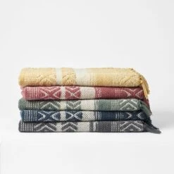 Mali Bath Mats - Rust Ivory -Dream Home Art 20091704 V03 5