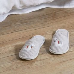 Llama Embroidered Slippers 7 Llama Embroidered Slippers -Dream Home Art 20127101 V03 2