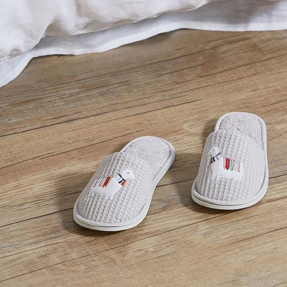 Llama Embroidered Slippers 5 Llama Embroidered Slippers - Image 3