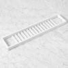 Bamboo Bath Caddy - White -Dream Home Art 20982403 V01