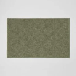 Kinsley Bath Mat - Olive Green -Dream Home Art 20984004 P 1