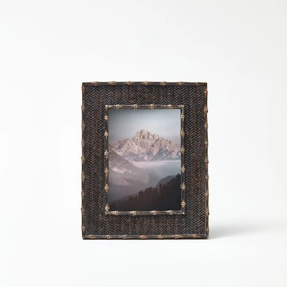 Bamboo Rattan 4x6 Frame - Black 3 Bamboo Rattan 4x6 Frame - Black