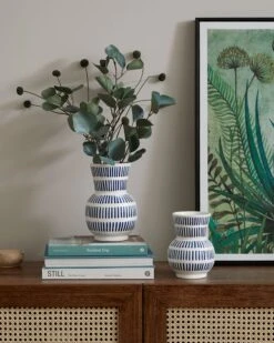 Frankie Flared Stripe Vase Large