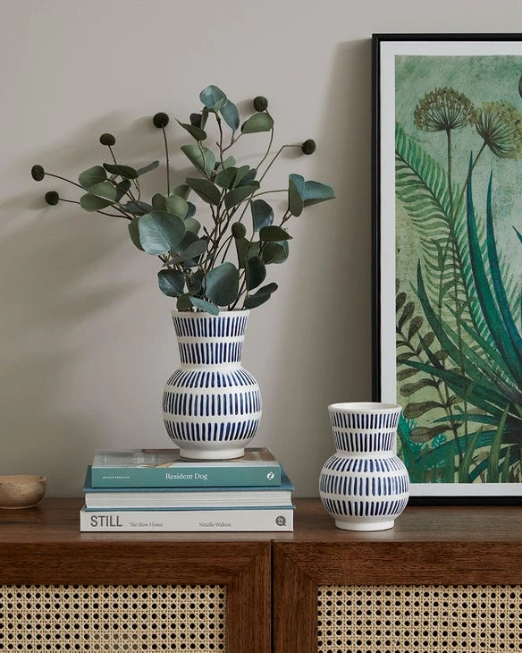 Frankie Flared Stripe Vase Large 3 Frankie Flared Stripe Vase Large