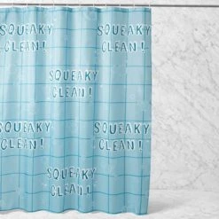 Squeaky Clean Shower Curtain