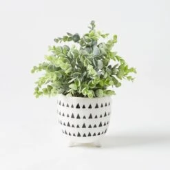 Nancy Pattern Pot And Plant