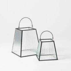 Elston Ribbed Candle Holders