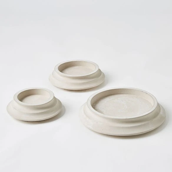 Hendrix Cement Candle Holder 4 Hendrix Cement Candle Holder - Image 2