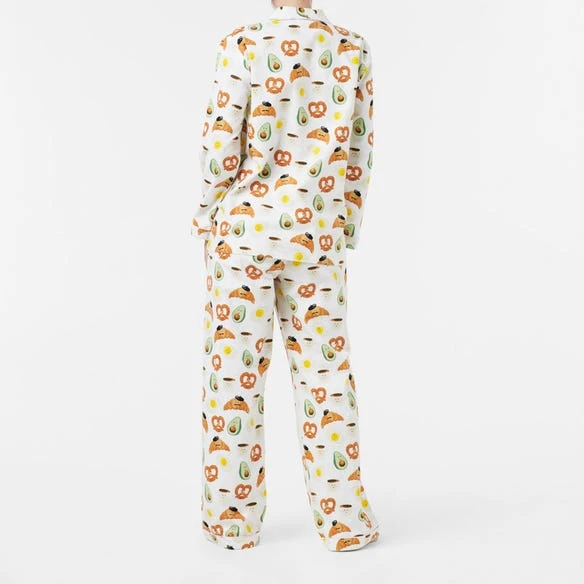 Breakfast In Bed Flannelette Pyjamas 3 Breakfast In Bed Flannelette Pyjamas