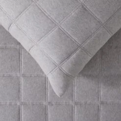 Madden Jersey Quilt Cover - Grey -Dream Home Art 21928801 v01 1