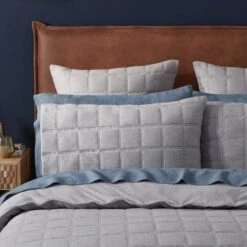 Madden Jersey Quilt Cover - Grey -Dream Home Art 21929101 p 1