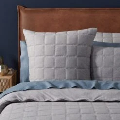 Madden Jersey Quilt Cover - Grey -Dream Home Art 21929201 p 1