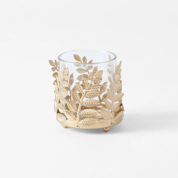 Florence Fern Metal Tealight 4 Florence Fern Metal Tealight - Image 2