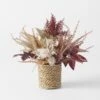 Dried Arrangement Rope Pot - Autumn Mix -Dream Home Art 22081101 p 1