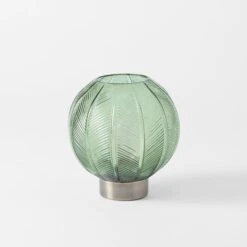 Greta Led Glass Lamp - Green