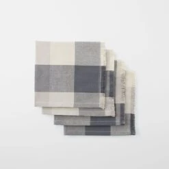 Cowra Checked Napkin Set Of 4