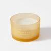 Bed And Bath 450g Frosted Glass Candle - Golden Pear Tartlet