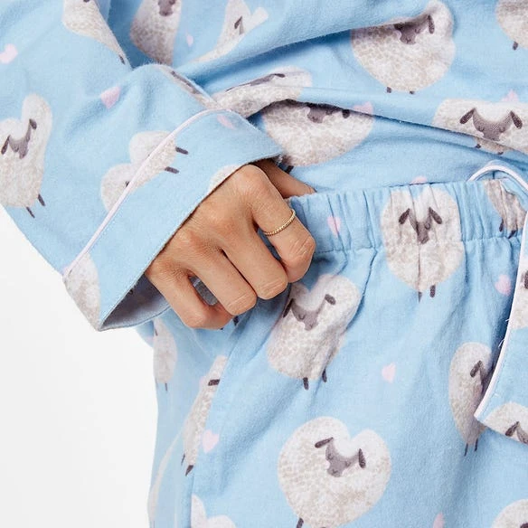 Love Ewe Flannelette Pyjamas 4 Love Ewe Flannelette Pyjamas - Image 2