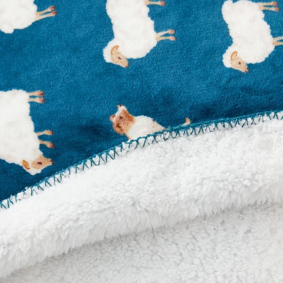 Sheep Dog Sherpa Throw 3 Sheep Dog Sherpa Throw