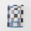 Marla Check Towel - Blue 1 Marla Check Towel - Blue -Dream Home Art 22534502 P