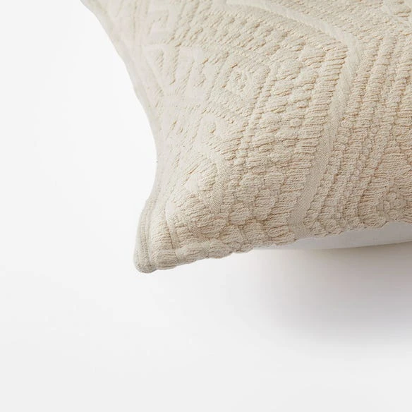 Elsie Quilted Cushion - Ivory 5 Elsie Quilted Cushion - Ivory - Image 3