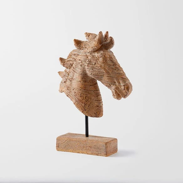 Horse Sculpture On Stand 3 Horse Sculpture On Stand