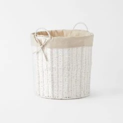 Papier Laundry Set - White 11 Papier Laundry Set - White -Dream Home Art 22553301 P 1