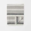 Reid Striped Brushed Throw - Grey -Dream Home Art 22554701 P 1