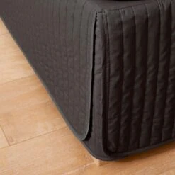 Perfects Padded Valance - Black -Dream Home Art Core Valance LS Bedding Perfects padded valance Black Detail 2 5