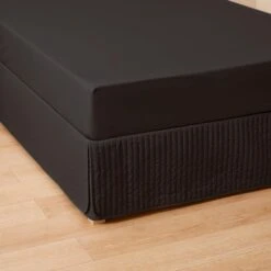 Perfects Padded Valance - Black -Dream Home Art Core Valance LS Bedding Perfects padded valance Black Hero 5