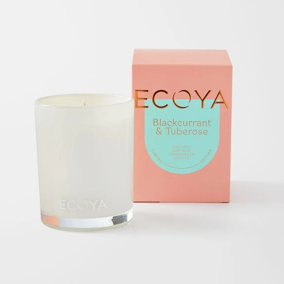 Ecoya Madison Candle - Blackcurrant And Tuberose 3 Ecoya Madison Candle - Blackcurrant And Tuberose