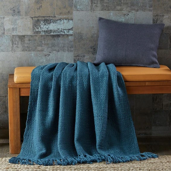 Cambridge Throw - French Navy 4 Cambridge Throw - French Navy - Image 2