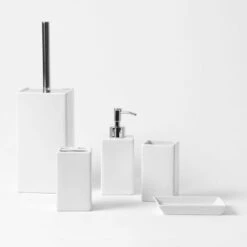 Dolomite Bathroom Accessories - White -Dream Home Art G DOLOMITE 110103 20 V04