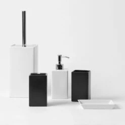 Dolomite Bathroom Accessories - White -Dream Home Art G DOLOMITE 110103 20 V05